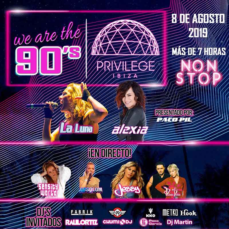 We are the 90´s lands in Ibiza